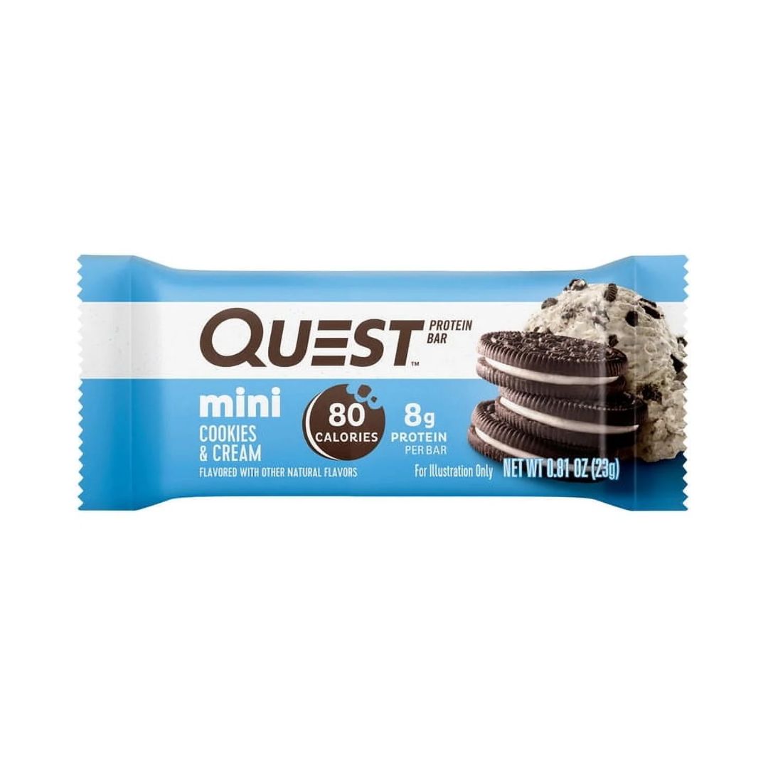 QUEST NUTRITION Protein Bar Minis - Cookies & Cream - Pack of 12