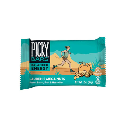 PICKY BARS Protein Bar - Lauren's Mega Nuts - Pack of 10