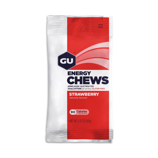 GU Energy Chews - Strawberry - Pack of 12