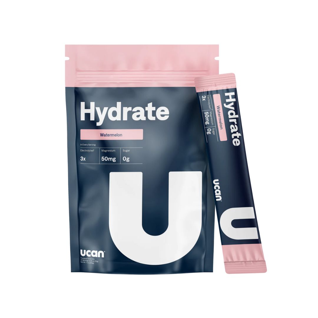 UCAN Hydrate Electrolyte Drink Mix - Watermelon - Pack of 10