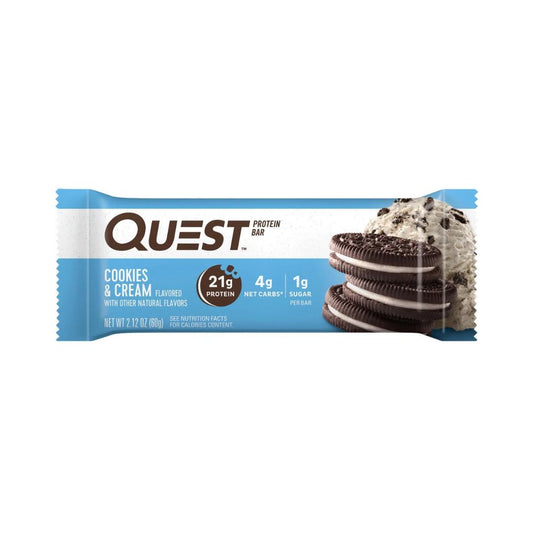 QUEST NUTRITION Protein Bar - Cookies & Cream - Pack of 12