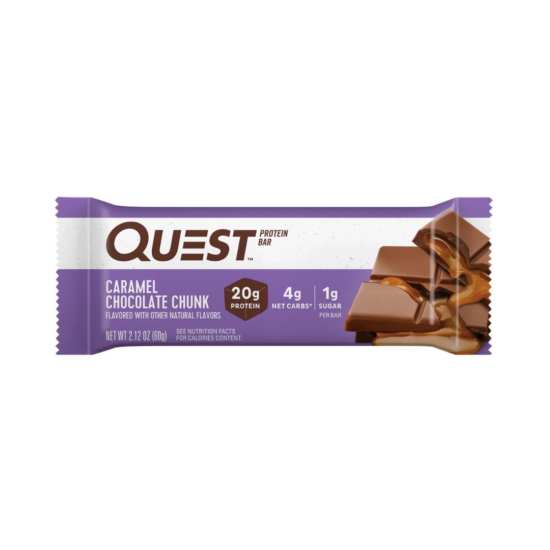 QUEST NUTRITION Protein Bar - Caramel Chocolate Chunk - Pack of 12