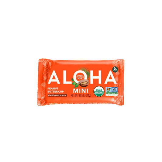 ALOHA Mini Protein Bar - Peanut Butter Cup - Pack of 12