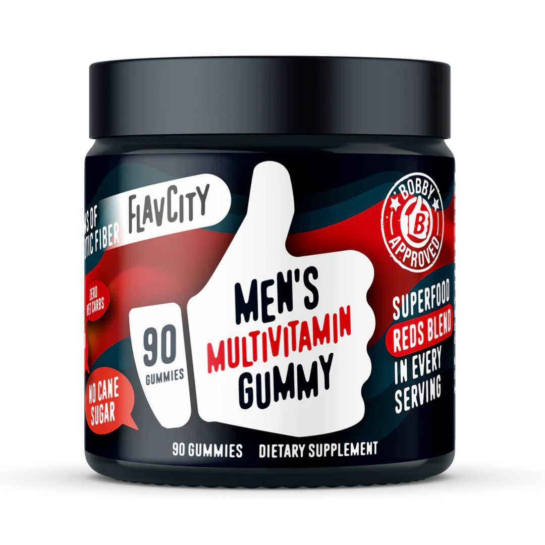 FLAVCITY Men's Multivitamin Gummy - Natural Flavor - 90 Gummies