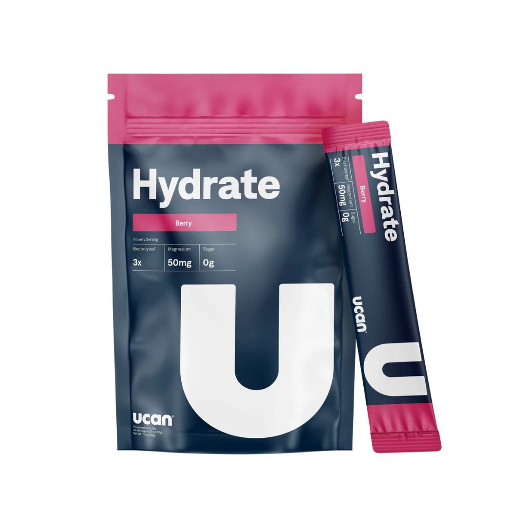 UCAN Hydrate Electrolyte Drink Mix - Berry - Pack of 10