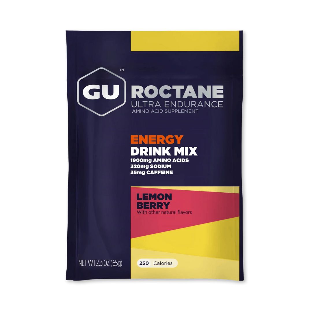 GU ROCTANE Energy Drink Mix - Lemon Berry - Pack of 10