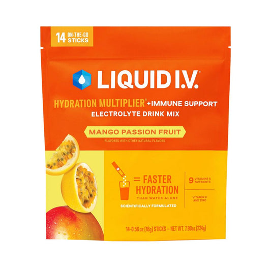 LIQUID I.V. Hydration Multiplier Immune Support Drink Mix - Mango Passionfruit