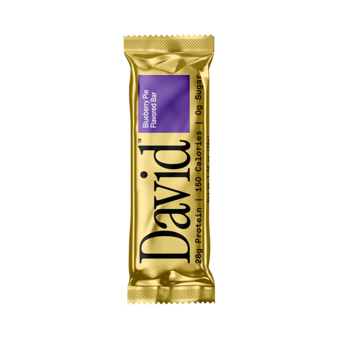 DAVID Protein Bar - Blueberry Pie - Pack of 12