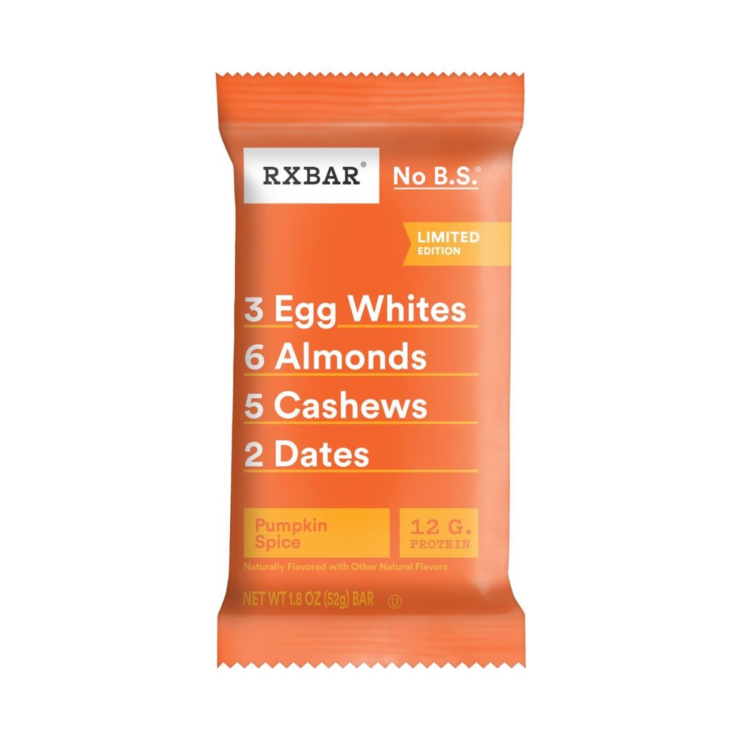 RXBAR Protein Bar - Pumpkin Spice - Pack of 12