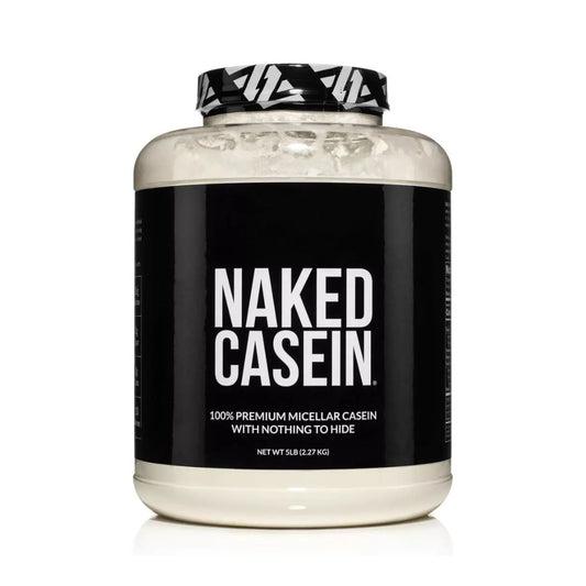 NAKED NUTRITION Micellar Casein Protein Powder - Unflavored - 5 lb / 2.27 kg