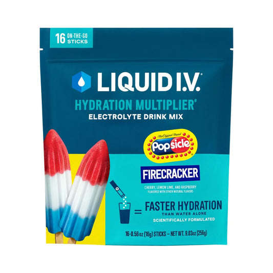 LIQUID I.V. Hydration Multiplier Drink Mix - Popsicle Firecracker