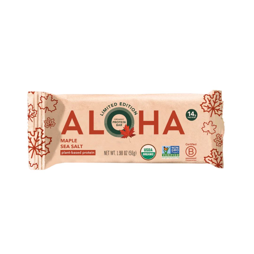 ALOHA Protein Bar - Maple Sea Salt - Pack of 12