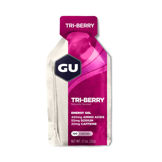 GU Original Energy Gel - Tri-Berry - Pack of 8