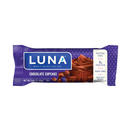 LUNA Nutrition Bar - Chocolate Cupcake - Pack of 15