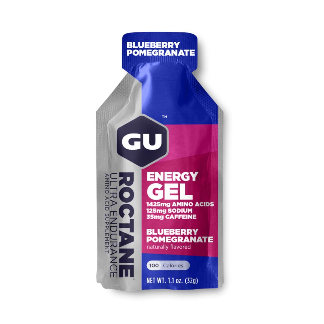 GU ROCTANE Energy Gel - Blueberry Pomegranate - Pack of 24