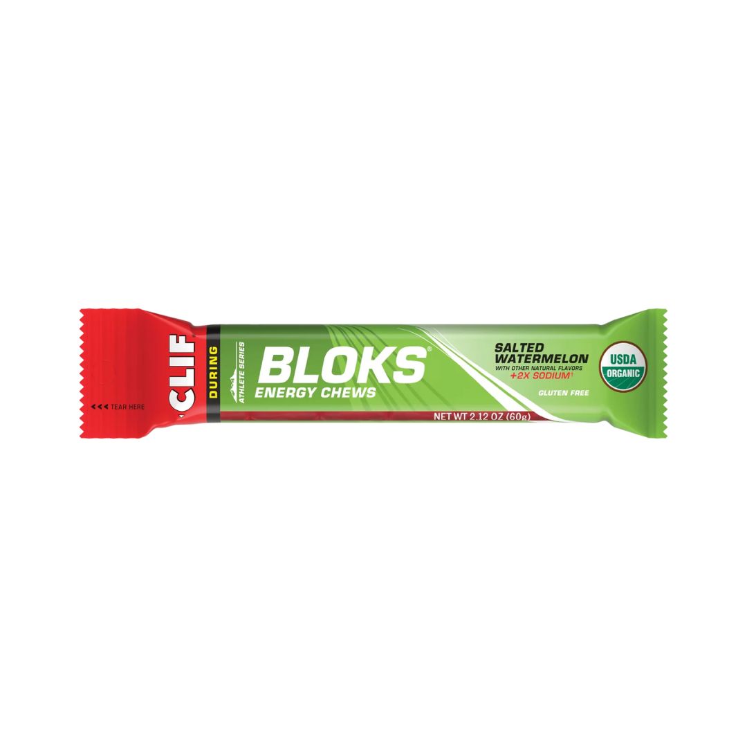 CLIF BLOKS Energy Chews - Salted Watermelon - Pack of 18