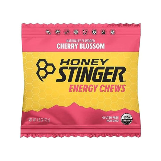 HONEY STINGER Energy Chews - Cherry Blossom - Pack of 12