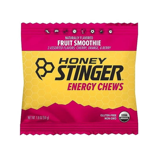 HONEY STINGER Energy Chews - Fruit Smoothie - Pack of 12