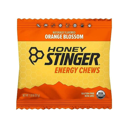 HONEY STINGER Energy Chews - Orange Blossom - Pack of 12