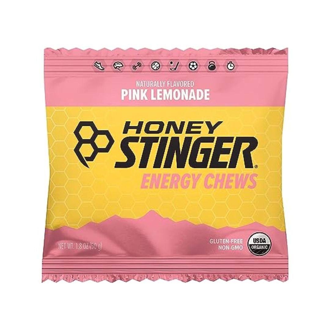 HONEY STINGER Energy Chews - Pink Lemonade - Pack of 12