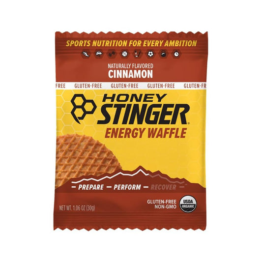 HONEY STINGER Gluten-Free Energy Waffle - Cinnamon - Pack of 16