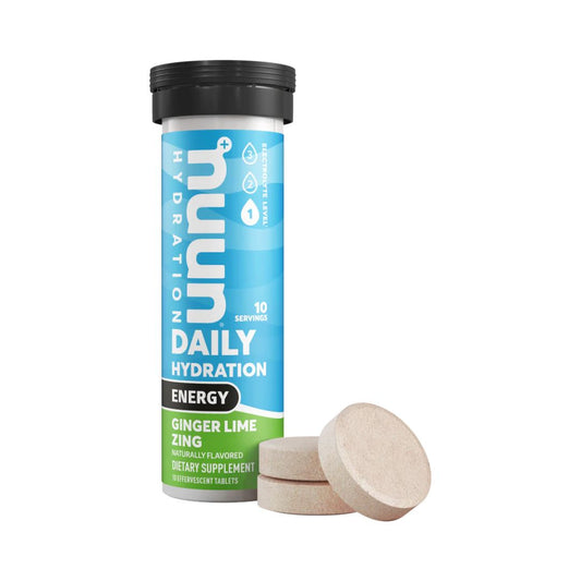 NUUN Energy Tablets - Ginger Lime Zing - Pack of 8