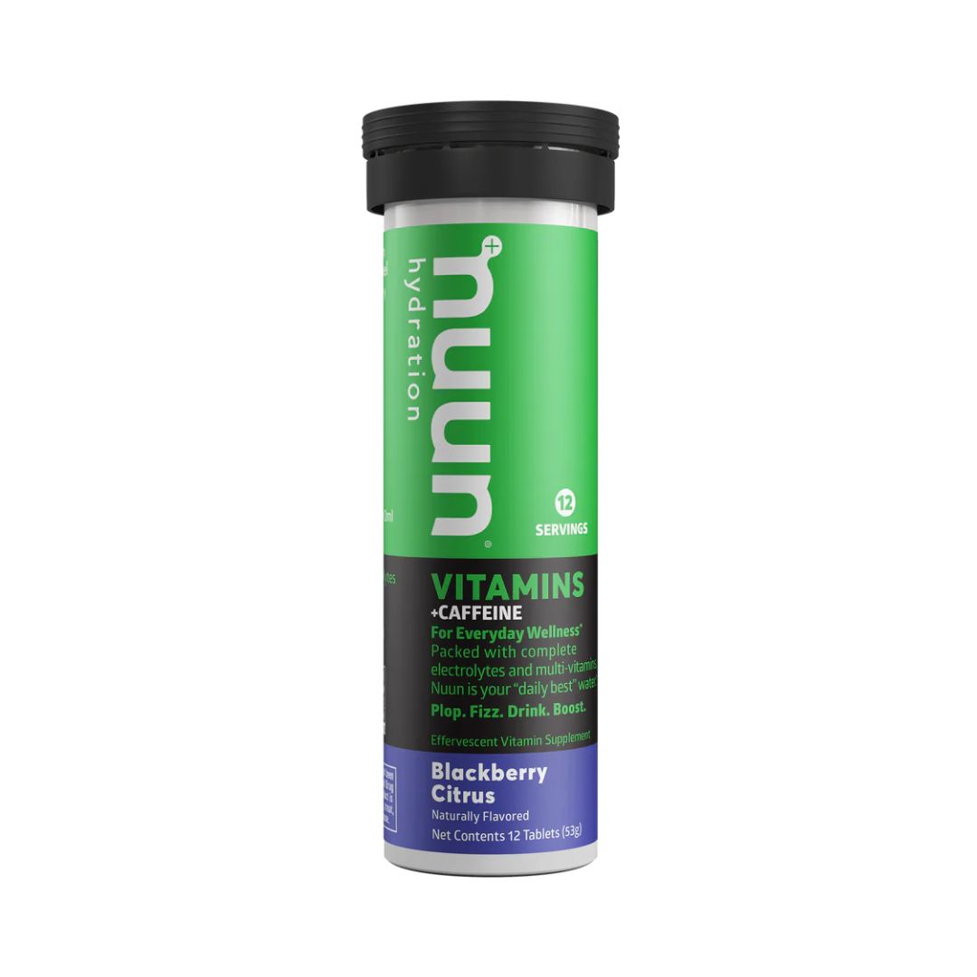 NUUN Vitamins Tablets - Blackberry Citrus + Caffeine - Pack of 8