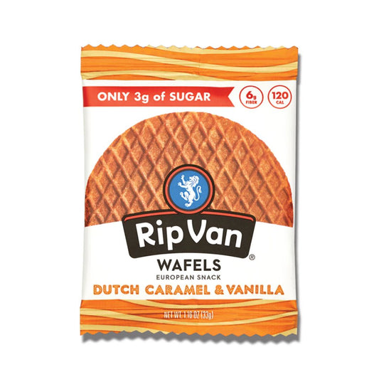 RIP VAN Wafels - Dutch Caramel & Vanilla - Pack of 12