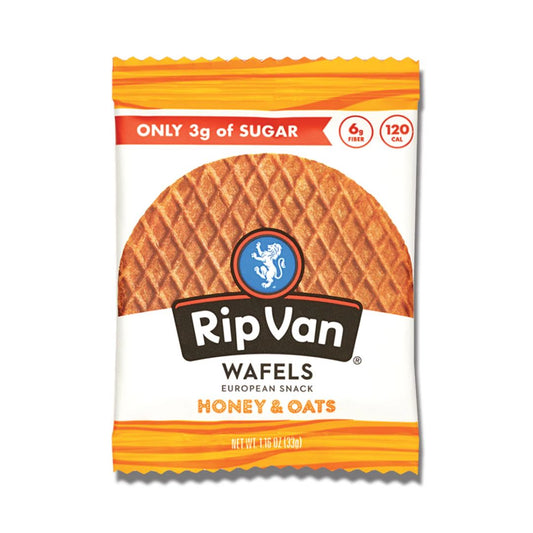 RIP VAN Wafels - Honey & Oats - Pack of 12