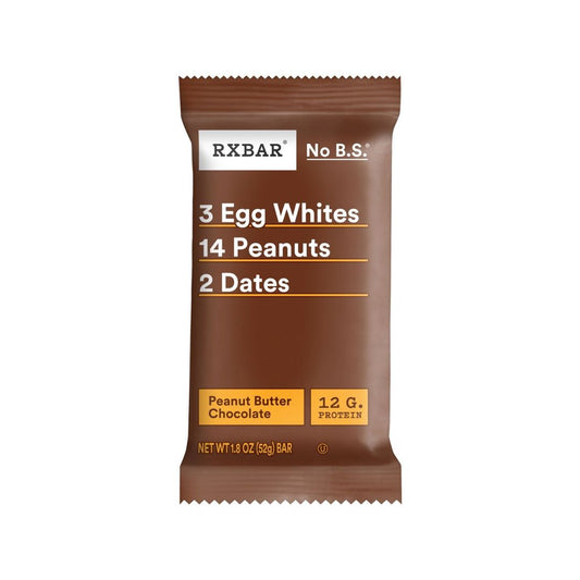 RXBAR Protein Bar - Peanut Butter Chocolate - Pack of 12