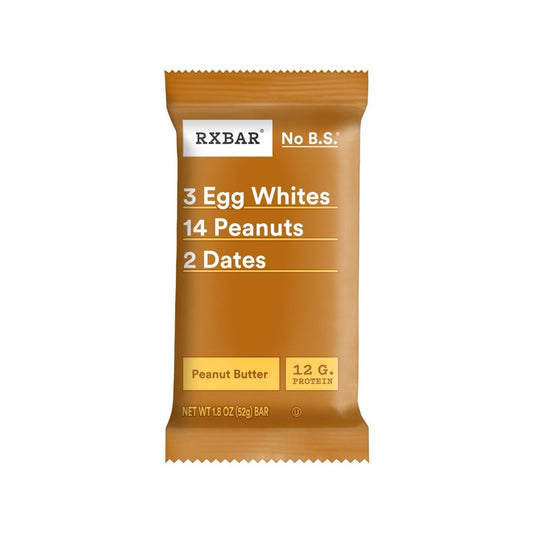 RXBAR Protein Bar - Peanut Butter - Pack of 12