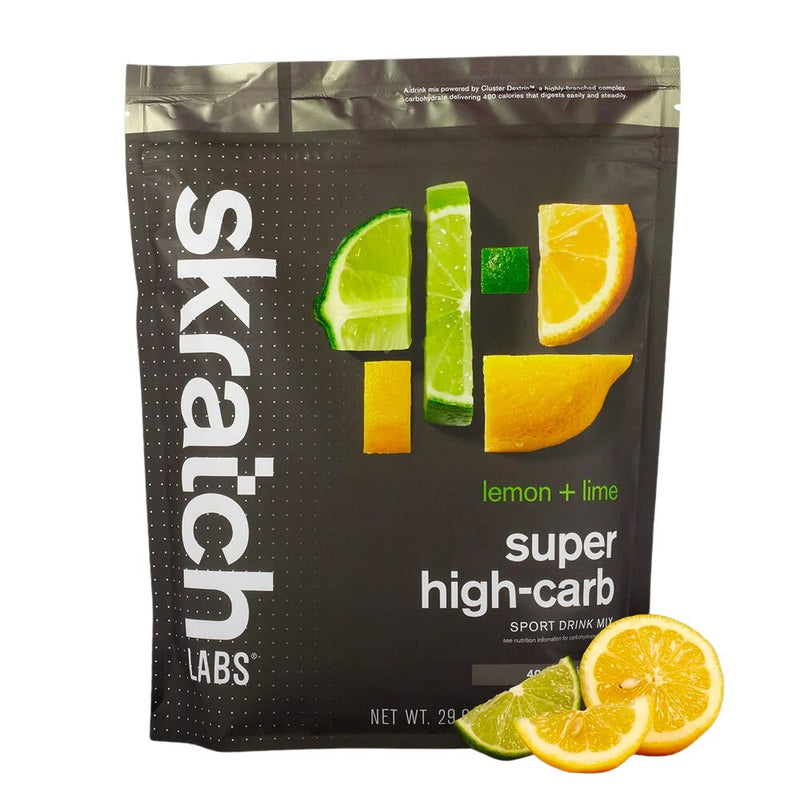 SKRATCH LABS Super High-carb Sport Drink Mix, Lemon + Lime, 8 Servings