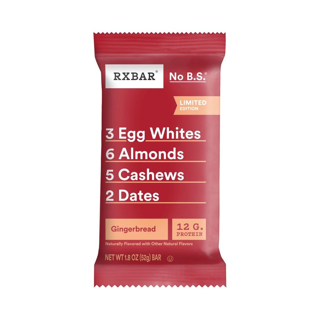 RXBAR Protein Bar - Gingerbread - Pack of 12