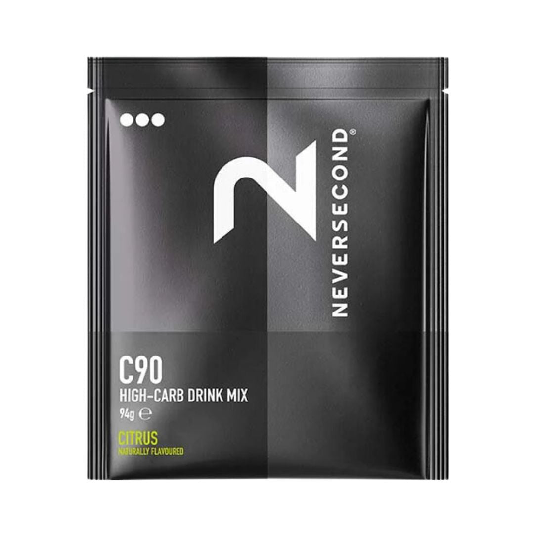 NEVERSECOND C90 High Carb Drink Mix - Citrus - Pack of 8