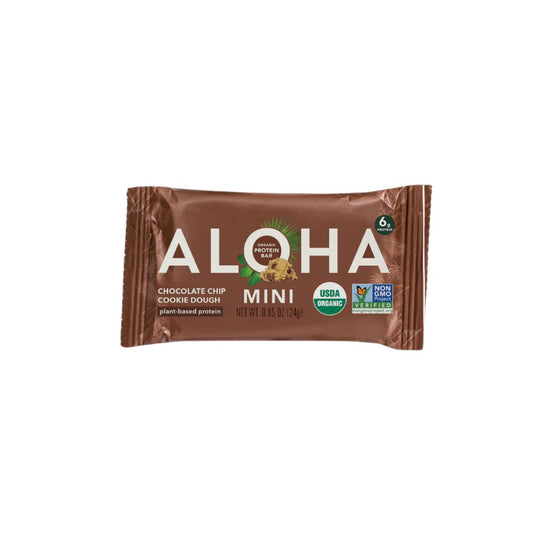 ALOHA Mini Protein Bar - Chocolate Chip Cookie Dough - Pack of 12