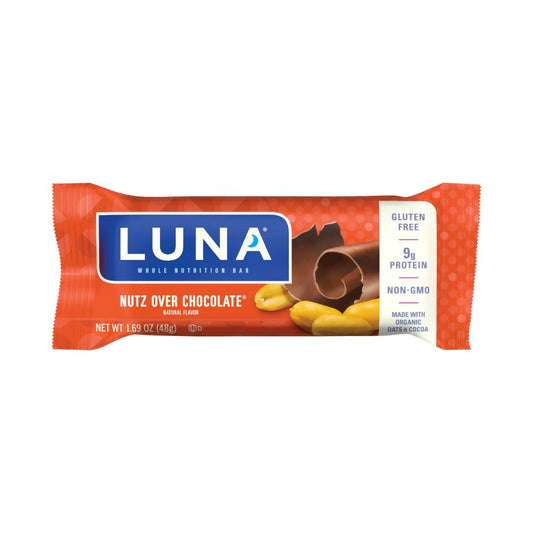 LUNA Nutrition Bar - Nutz Over Chocolate - Pack of 15