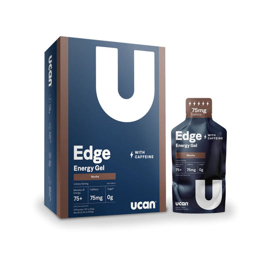 UCAN Edge Energy Gel with Caffeine - Mocha - Pack of 12