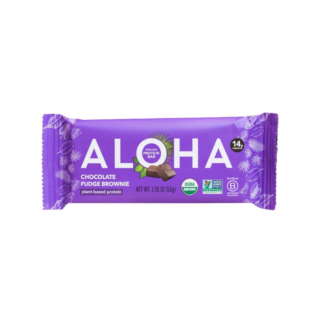 ALOHA Protein Bar - Chocolate Fudge Brownie - Pack of 12