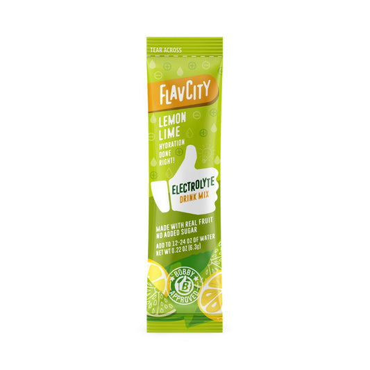 FLAVCITY Electrolyte Mix - Lemon Lime - Pack of 28