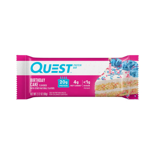 QUEST NUTRITION Protein Bar - Birthday Cake - Pack of 12