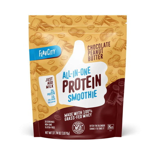 FLAVCITY Protein Smoothie - Chocolate Peanut Butter - 20 Servings