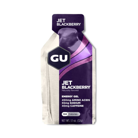 GU Original Energy Gel - Jet Blackberry - Pack of 8