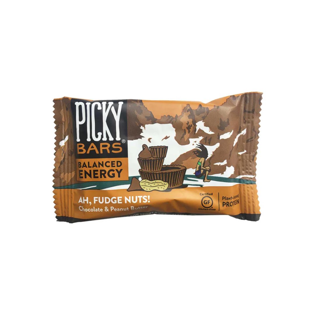 PICKY BARS Protein Bar - Ah, Fudge Nuts! - Pack of 10