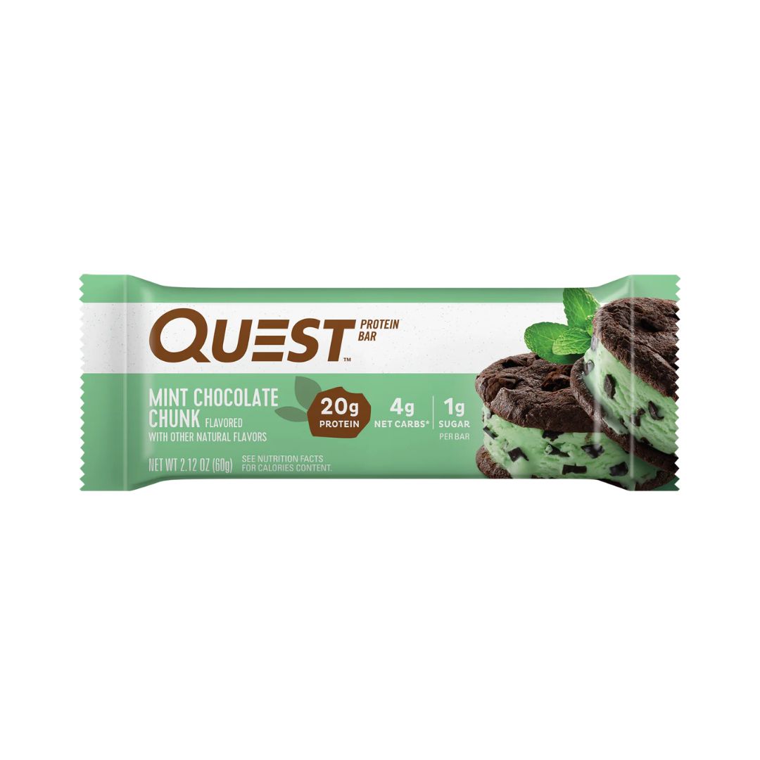 QUEST NUTRITION Protein Bar - Mint Chocolate Chunk - Pack of 12