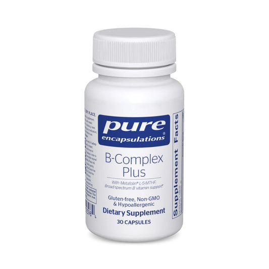 PURE ENCAPSULATIONS B-Complex Plus - Unflavored - 30 Capsules