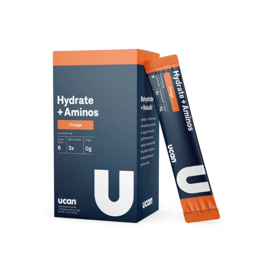 UCAN Hydrate + Aminos Drink Mix Packets - Orange - Pack of 10