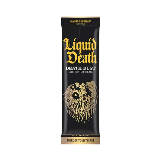 LIQUID DEATH Death Dust Hydration Mix - Mango Chainsaw