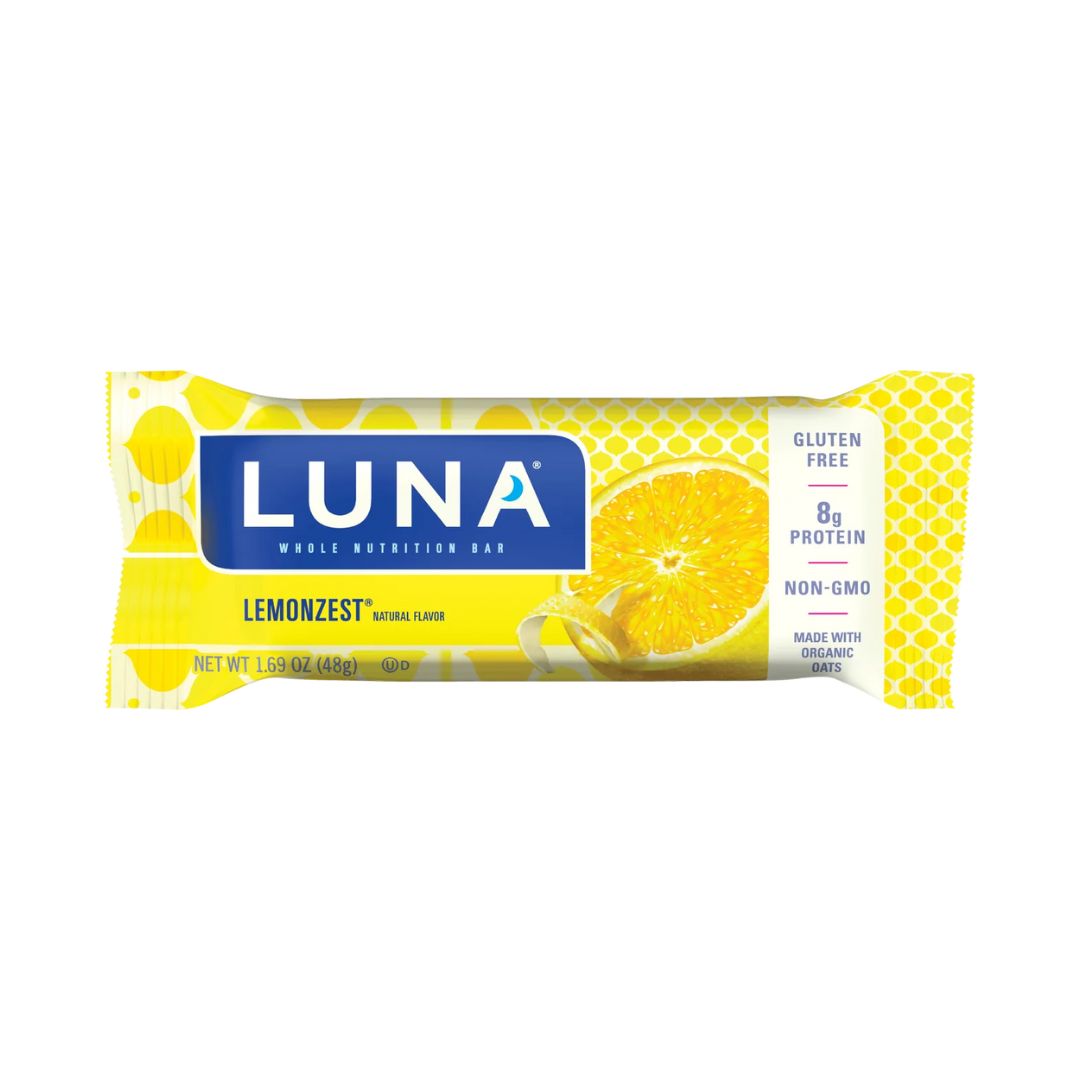 LUNA Nutrition Bar - LemonZest - Pack of 15