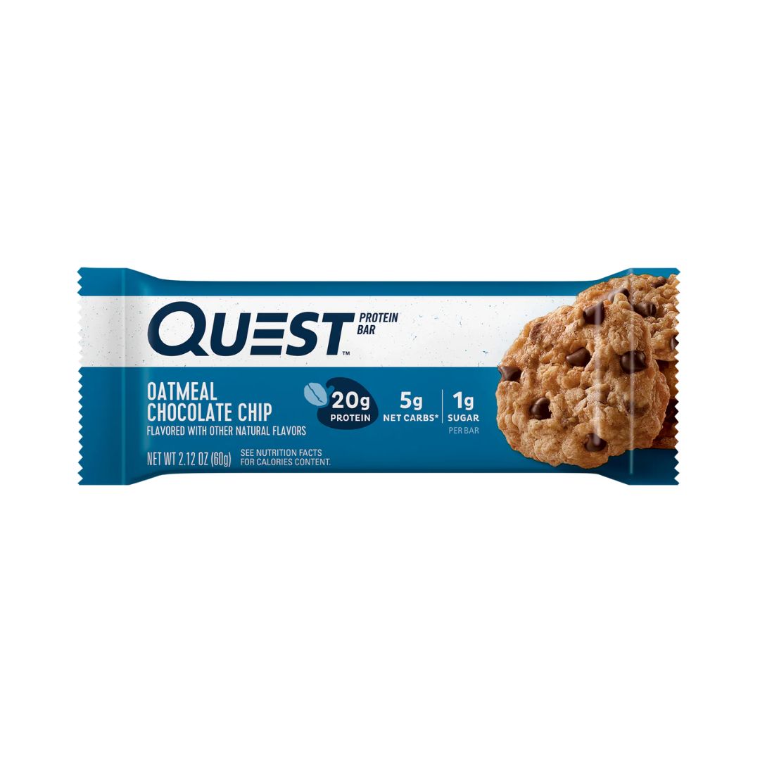 QUEST NUTRITION Protein Bar - Oatmeal Chocolate Chip - Pack of 12