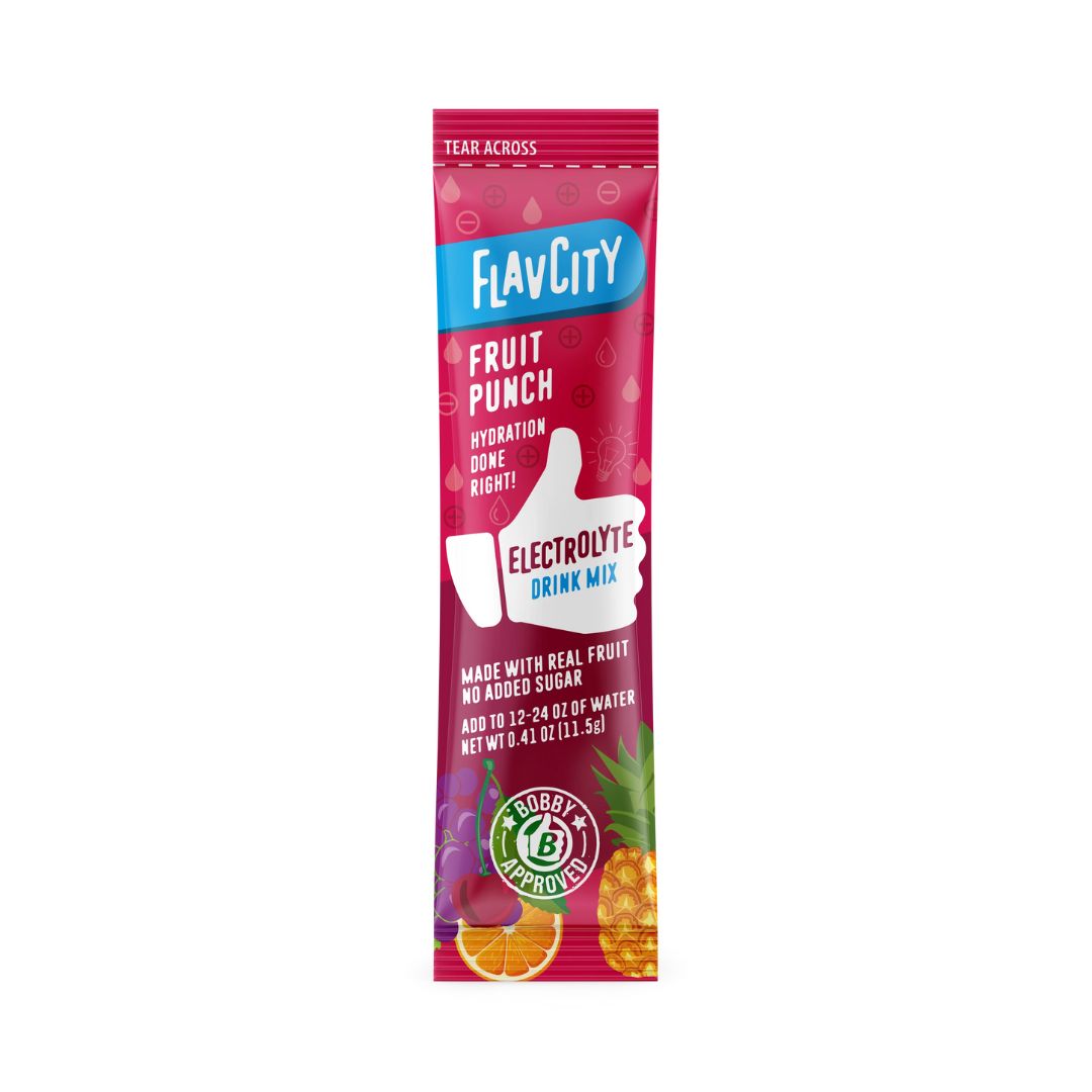 FLAVCITY Electrolyte Mix - Fruit Punch - Pack of 28